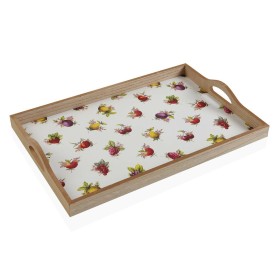 Tablett für Snacks Versa Strawberry Holz MDF (30 x 5 x 45 cm) von Versa, Teller und Schüsseln - Ref: S3409868, Preis: 10,02 €...