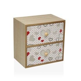 Caja-Joyero Versa Corazones (12 x 16 x 16 cm) de Versa, Organizadores de joyas - Ref: S3409875, Precio: 10,78 €, Descuento: %