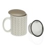 Cup with Tea Filter Versa Eris Stoneware | Tienda24 - Global Online Shop Tienda24.eu