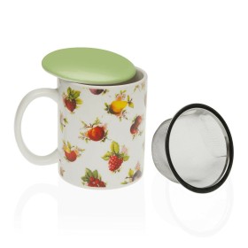 Cup with Tea Filter Versa Fruits Stoneware by Versa, Cups - Ref: S3409900, Price: 7,85 €, Discount: %