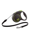 Laisse pour Chien Flexi BLACK DESIGN 5 m Taille S Vert | Tienda24 Tienda24.eu