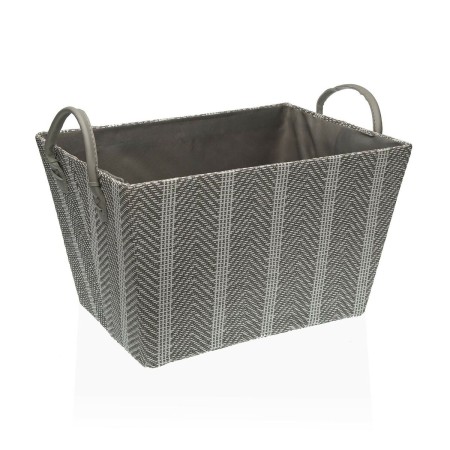 Cestino Versa Grigio Carta (26 x 22 x 36 cm) di Versa, Organizer per cosmetici - Rif: S3410101, Prezzo: 12,64 €, Sconto: %