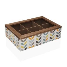 Boîte pour infusions Versa Erin Bois 17 x 7 x 24 cm de Versa, Stockage du thé et du café - Réf : S3410196, Prix : 9,38 €, Rem...