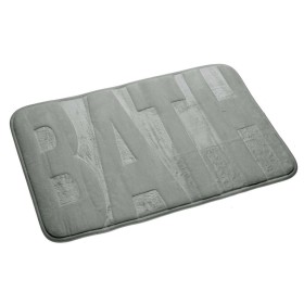 Tapis de bain Versa Bath Gris Coton (40 x 60 cm) de Versa, Tapis de bain - Réf : S3410341, Prix : 6,11 €, Remise : %