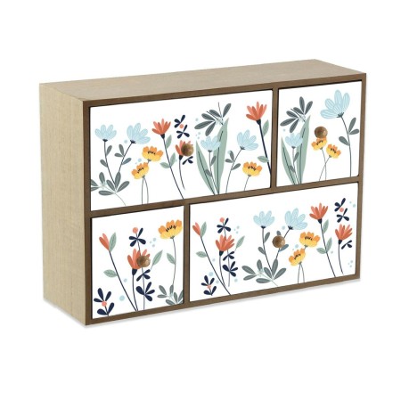 Jewelry box Versa Selene 11 x 32 x 32 cm MDF Wood by Versa, Wardrobe Jewellery Organisers - Ref: S3410397, Price: 24,21 €, Di...