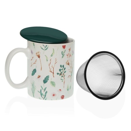 Taza con Filtro para Infusiones Versa Sansa Porcelana Gres de Versa, Tazas - Ref: S3410452, Precio: 6,79 €, Descuento: %