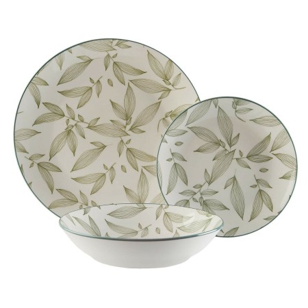 Set de Vajilla Versa Olive Porcelana de Versa, Vajillas combinadas - Ref: S3410466, Precio: 38,79 €, Descuento: %