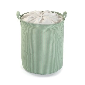 Laundry basket Versa Green Polyester Cotton Nylon (38 x 48 x 38 cm) by Versa, Laundry Baskets - Ref: S3410568, Price: 9,38 €,...