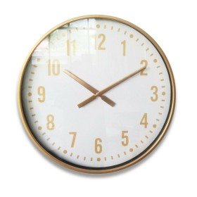 Horloge Murale Versa Métal Verre Bois MDF 4,5 x 60 x 60 cm de Versa, Pendules murales - Réf : S3410720, Prix : 46,32 €, Remis...