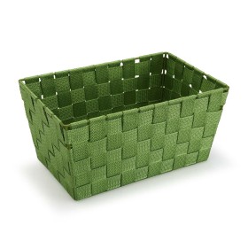 Cestino Versa Grande Verde scuro Tessile 20 x 15 x 30 cm di Versa, Organizer per cosmetici - Rif: S3410739, Prezzo: 7,34 €, S...