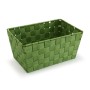 Basket Versa Large Dark green Textile 20 x 15 x 30 cm by Versa, Cosmetic Organisers - Ref: S3410739, Price: 7,34 €, Discount: %