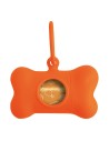 Kotbeutelspender United Pets Bon Ton Neon Hund Orange (8 x 4,2 x 5 cm) | Tienda24 Tienda24.eu