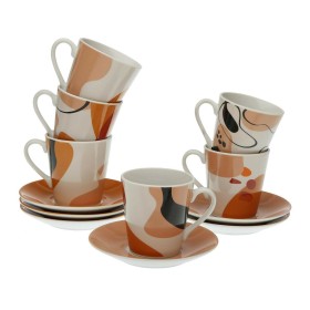 Jeu de 6 tasses avec plat Versa Katrien Porcelaine de Versa, Tasses - Réf : S3410877, Prix : 15,44 €, Remise : %