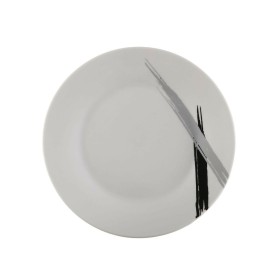 Piatto da pranzo Home ESPRIT Bianco Beige Gres Tradizionale 20 x 20 x 2,5 cm | Tienda24 - Global Online Shop Tienda24.eu