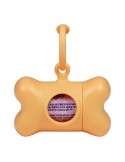 Pet Bag Dispenser United Pets Bon Ton Nano Classic Dog Orange Recycled plastic (6 x 3 x 4 cm) | Tienda24 Tienda24.eu