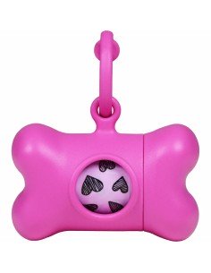 Dispenser di Buste per Animali Domestici United Pets Classic 2nd Life Rosa da United Pets, Sacchi e raccoglitori di escrement...