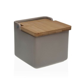 Salzstreuer mit Deckel Versa aus Keramik Bambus Dolomite Blomster 10 x 12,5 x 11 cm | Tienda24 - Global Online Shop Tienda24.eu