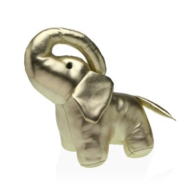 Fixador de portas Versa Dourado Elefante Têxtil 16 x 29 x 25 cm de Versa, Batentes de porta - Ref: S3411163, Preço: 11,83 €, ...