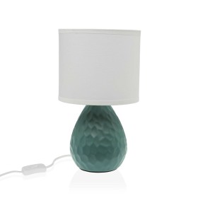 Lampe de bureau Versa Vert Blanc Céramique 40 W 15,5 x 27,5 cm de Versa, Lampes de chevet - Réf : S3411167, Prix : 13,89 €, R...