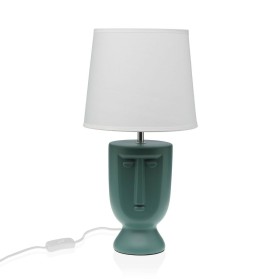 Desk lamp Versa Green Ceramic 60 W 22 x 42,8 cm by Versa, Bedside and Table Lamps - Ref: S3411175, Price: 24,21 €, Discount: %