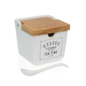 Sugar Bowl Versa Bistro Ceramic 8,8 x 8,5 x 8,8 cm by Versa, Sugar and milk - Ref: S3411205, Price: 7,34 €, Discount: %