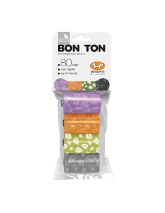 Sacs d'hygiène United Pets Bon Ton Regular Chien Assortiment de couleurs (4 x 20 uds) de United Pets, Sacs et collecteurs d'e...