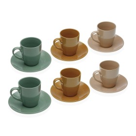 Juego de 6 Tazas de Té con Plato Versa Cerámica de Versa, Tazas - Ref: S3411333, Precio: 19,66 €, Descuento: %