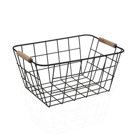 Jeu de Caisses de Rangement Empilables Versa Métal 21 x 15,5 x 31 cm de Versa, Rangements pour produits cosmétiques - Réf : S...