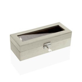 Custodia per orologi Versa Beige Legno MDF 11,5 x 8 x 21 cm | Tienda24 - Global Online Shop Tienda24.eu