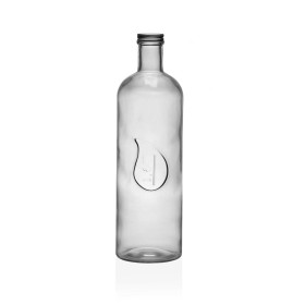 Flasche Versa 1 L Streifen Glas Aluminium 9,8 x 25,1 x 9,8 cm | Tienda24 - Global Online Shop Tienda24.eu