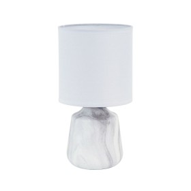 Lampe de bureau Versa Blanc Céramique 24,5 x 12,5 x 24,5 cm de Versa, Lampes de chevet - Réf : S3411724, Prix : 10,78 €, Remi...