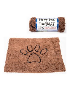 Alfombra para perros Dog Gone Smart Microfibras Marrón (79 x 51 cm) de Dog Gone Smart, Pañales y alfombras sanitarias - Ref: ...