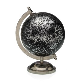 Globe terrestre Versa Argenté Métal 15 x 24 x 17 cm de Versa, Géographie - Réf : S3411763, Prix : 12,33 €, Remise : %