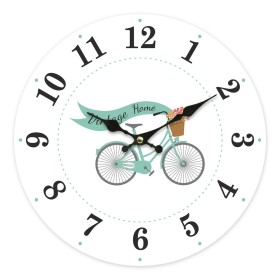 Reloj de Pared Versa Bicicleta Madera 4 x 30 x 30 cm de Versa, Relojes de pared - Ref: S3411788, Precio: 6,79 €, Descuento: %