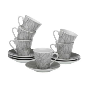 Piece Coffee Cup Set Versa Palm tree Porcelain by Versa, Cups - Ref: S3411858, Price: 12,33 €, Discount: %