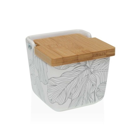 Salt Shaker with Lid Versa Palm tree Ceramic 8,8 x 8,5 x 8,8 cm | Tienda24 - Global Online Shop Tienda24.eu