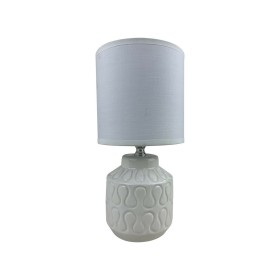 Desk lamp Versa Lizzy White Ceramic 13 x 26,5 x 10 cm by Versa, Bedside and Table Lamps - Ref: S3411935, Price: 10,78 €, Disc...