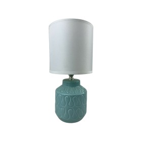 Desk lamp Versa Lizzy Blue Ceramic 13 x 26,5 x 10 cm by Versa, Bedside and Table Lamps - Ref: S3411936, Price: 10,78 €, Disco...