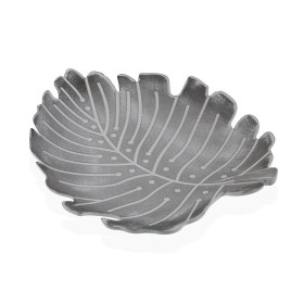 Centro de Mesa Versa Hoja Gris 28 x 3,5 x 33 cm de Versa, Adornos - Ref: S3412010, Precio: 7,34 €, Descuento: %