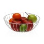 Fruit Bowl Versa Fish Metal Steel MDF Wood 28 x 10 x 28 cm | Tienda24 - Global Online Shop Tienda24.eu