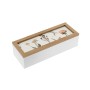 Caja Decorativa Versa Flores Madera MDF 9 x 6 x 24 cm de Versa, Cajas - Ref: S3412045, Precio: 6,79 €, Descuento: %