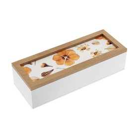 Caja Decorativa Versa Pétalos Madera MDF 9 x 6 x 24 cm de Versa, Cajas - Ref: S3412049, Precio: 7,34 €, Descuento: %