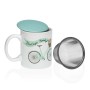 Tasse avec filtre pour infusions Versa Bicyclette Grès de Versa, Tasses - Réf : S3412074, Prix : 7,34 €, Remise : %