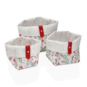 Set de basket Versa Lover 14 x 14 x 14 cm de Versa, Rangements pour produits cosmétiques - Réf : S3412189, Prix : 6,45 €, Rem...