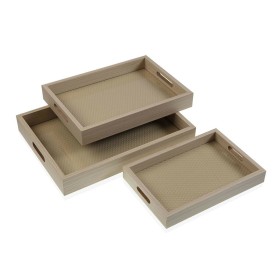 Jogo de Bandejas Versa Madeira MDF 30 x 5,5 x 40 cm (3 Peças) de Versa, Pratos e fontes - Ref: S3412257, Preço: 17,74 €, Desc...