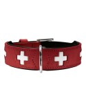 Collar para Perro Hunter Swiss Rojo/Negro (24-28.5 cm) | Tienda24 Tienda24.eu