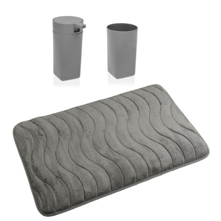 Badezimmer Set Versa Grau Polypropylen 45 x 2 x 75 cm Moderne von Versa, Sets - Ref: S3412362, Preis: 11,54 €, Rabatt: %