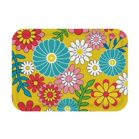 Tray Versa Yellow Polyethylene RPET 27 x 2,2 x 38 cm Flowers by Versa, Plates and dishes - Ref: S3412433, Price: 8,18 €, Disc...