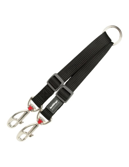 Coupling for 2-dog lead Red Dingo Black black (2 x 25-34 cm) | Tienda24 Tienda24.eu