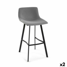 Stool Versa Baldwin Grey 49 x 88 x 42 cm (2 Units) by Versa, Barstools - Ref: S3412485, Price: 113,75 €, Discount: %